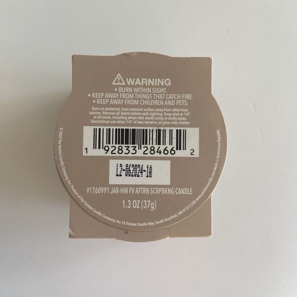 3PC Yankee Candle Afternoon Scrapbooking 1.3 Oz Mini Votive Glass Candle Apple - Picture 3 of 4